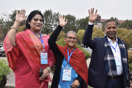 दलीय भागबन्डामा चुनिइँदै उपराष्ट्रपति, अष्टलक्ष्मी र ममता मतदानबाटै वञ्चित